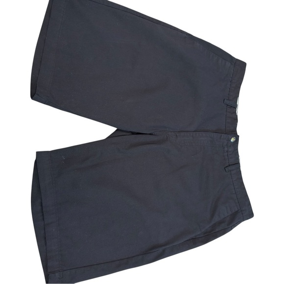 Volcom Black Size 38 Flat Front Shorts  Size 38 Stretch Chino True to This. - Picture 1 of 7
